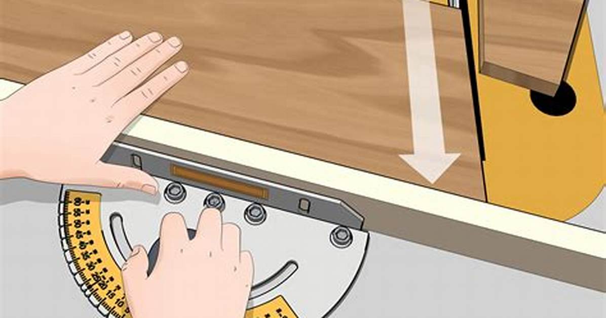 How to Cut Angles on a Table Saw