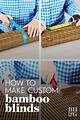 How to Cut Bamboo Blinds