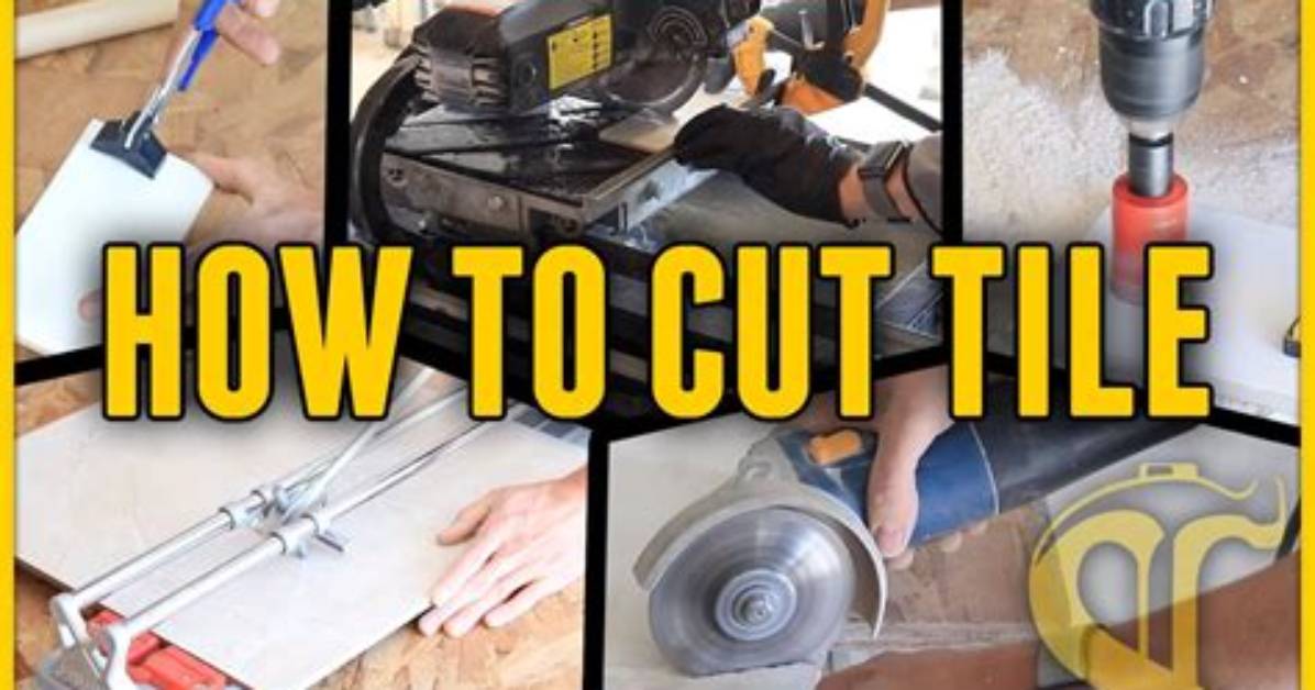 How to Cut Ceramic Tile with a Miter Saw