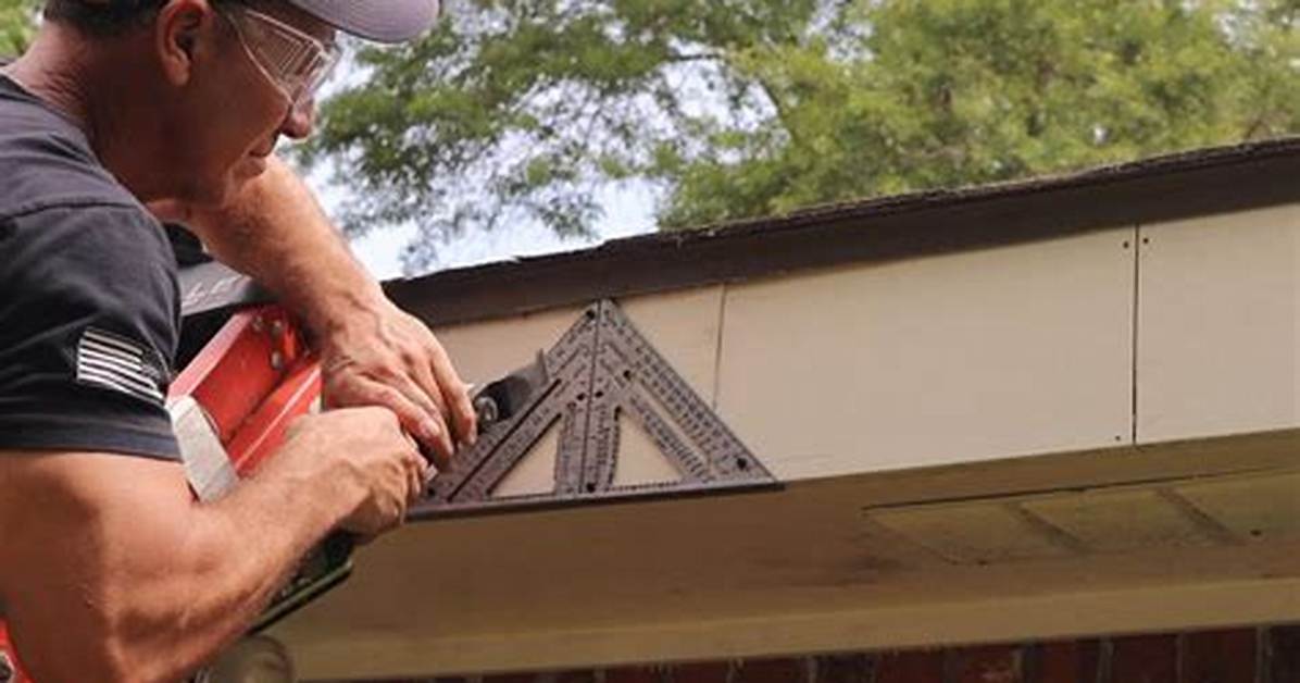 How to Cut Fascia on the Gable End