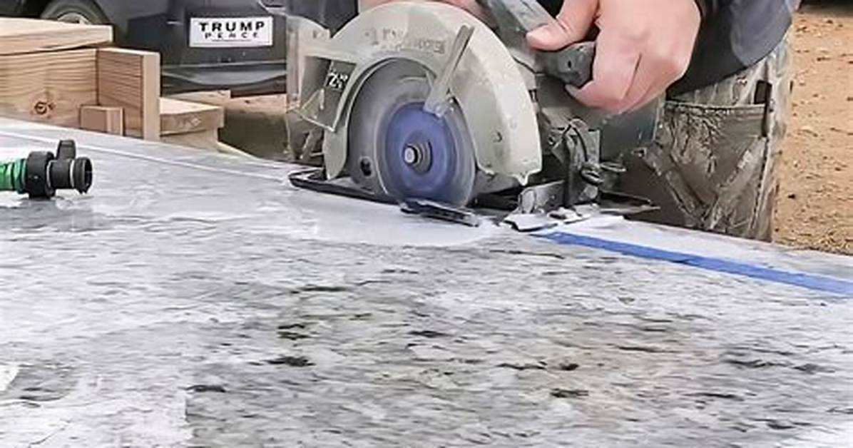 How to Cut Granite with Hand