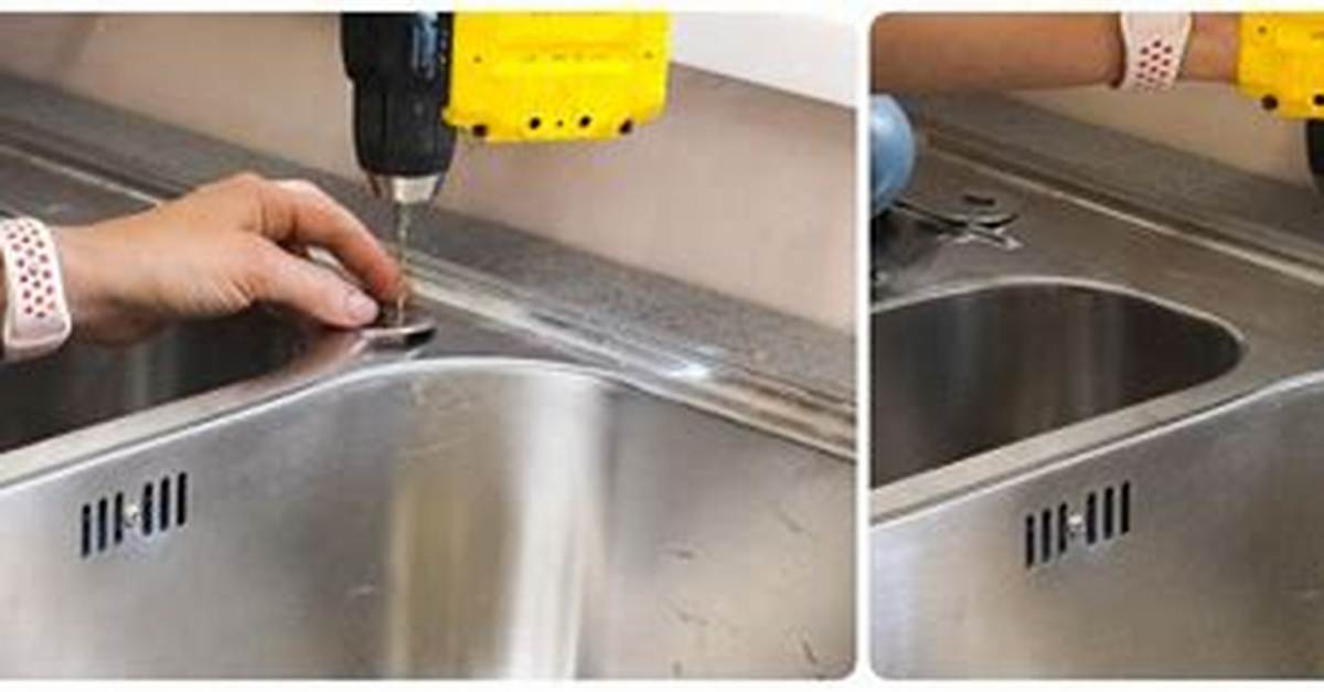 How to Cut out a Sink Hole in Laminate