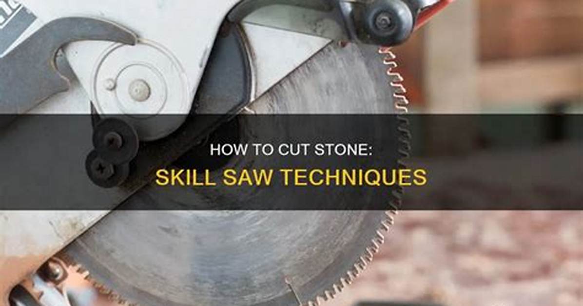 How to Cut Stone with a Saw