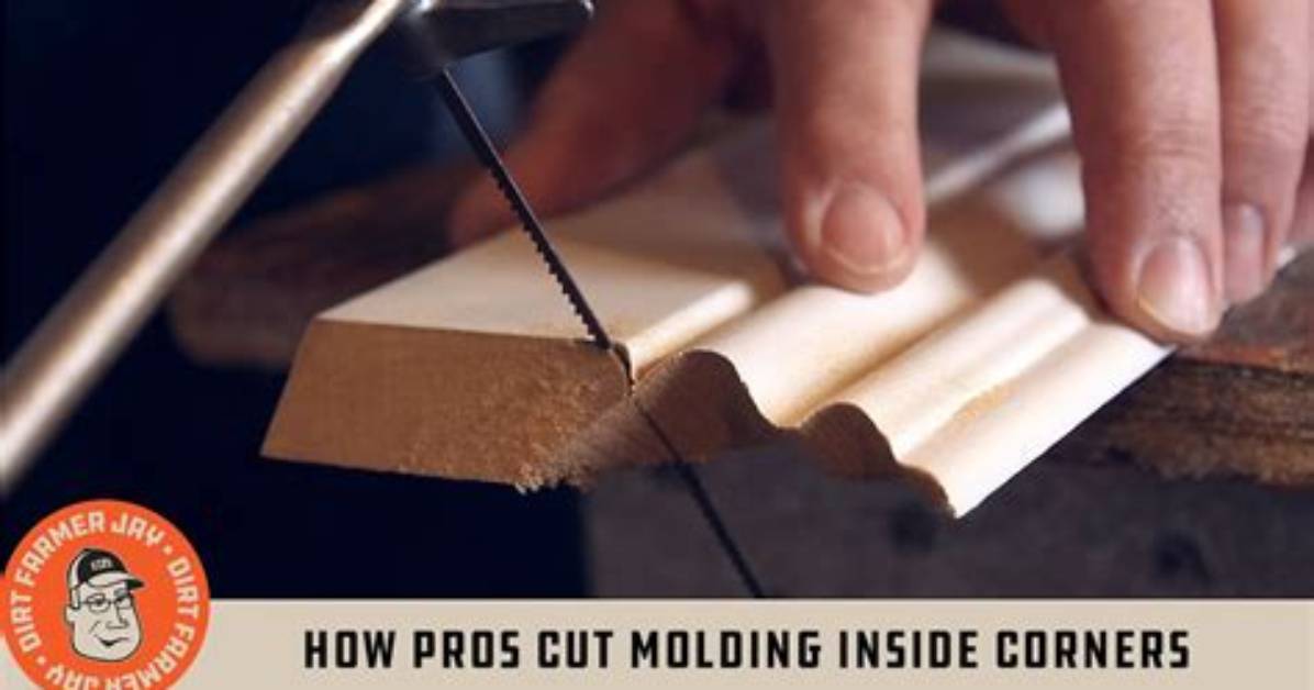 How to Cut the Inside Corner of Concave Molding