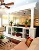How to Decorate a Half-Wall Room Divider