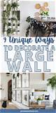 How to Decorate a Large Hole in the Wall