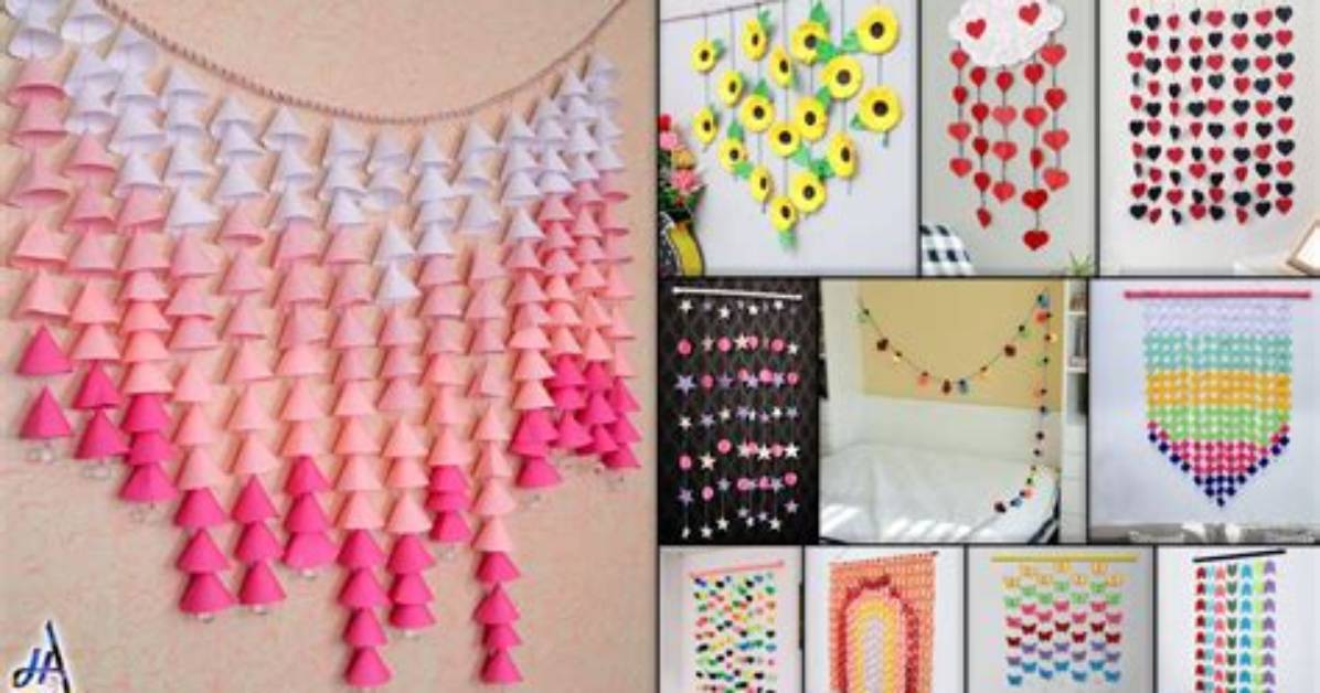 How to Decorate a Wall Using Paper