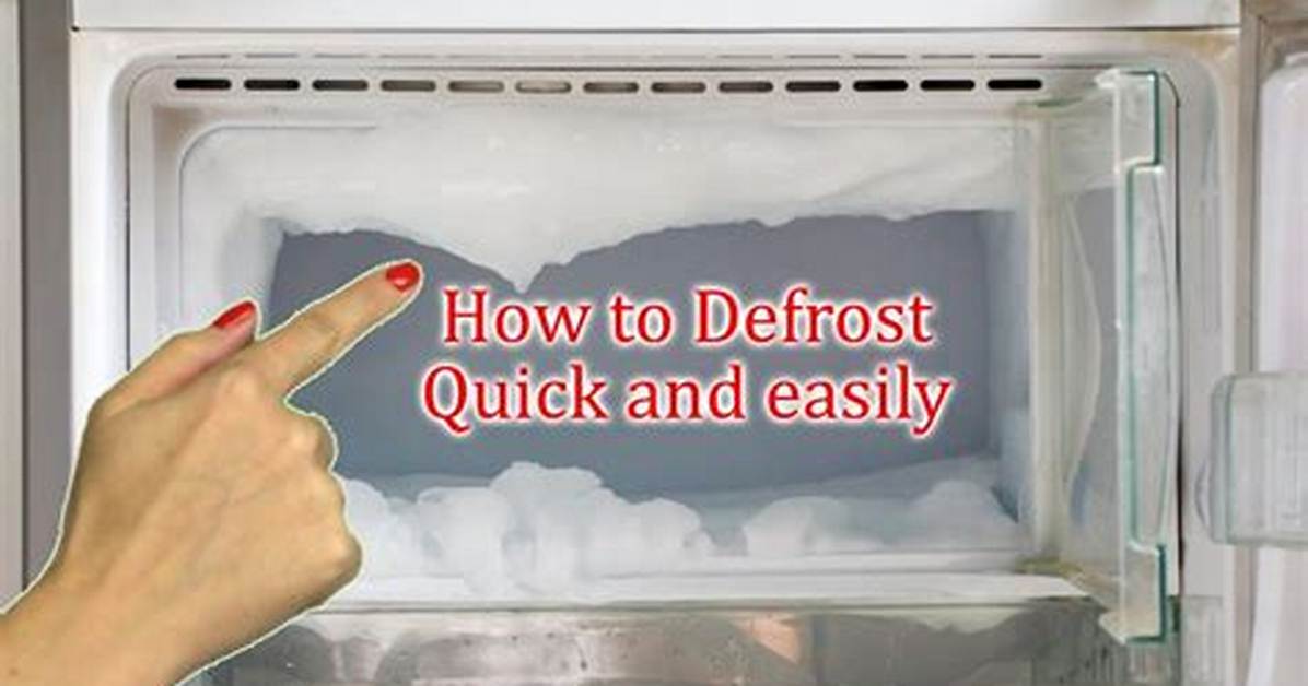How to Defrost an Amana Refrigerator
