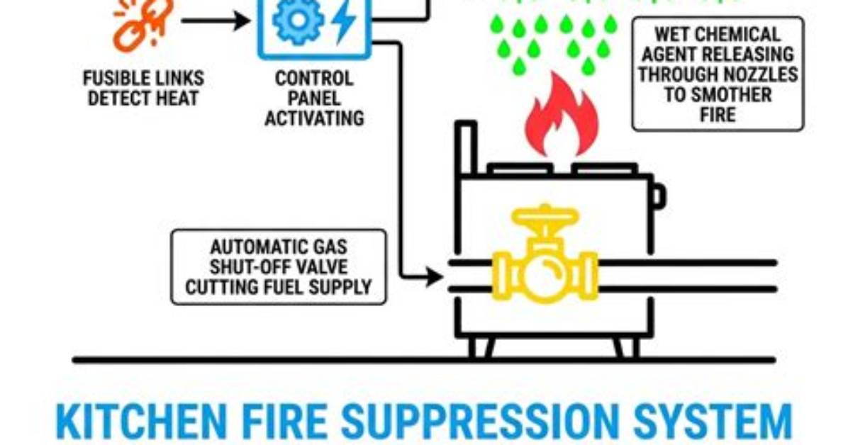 How to Disarm a Kitchen Hood Fire Suppression