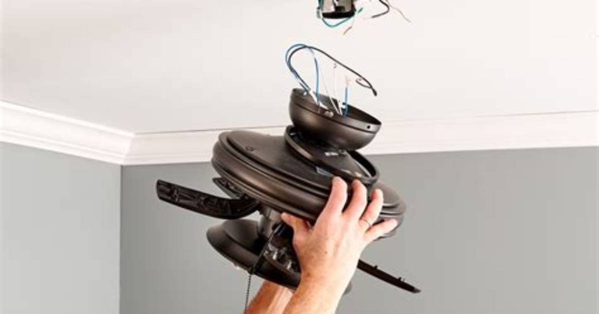 How to Disassemble a Ceiling Fan For