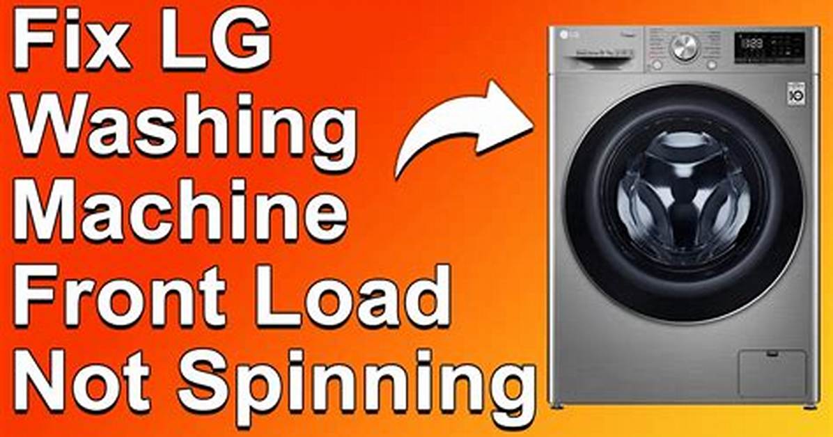 How to Disconnect an Lg Frontloader Washing