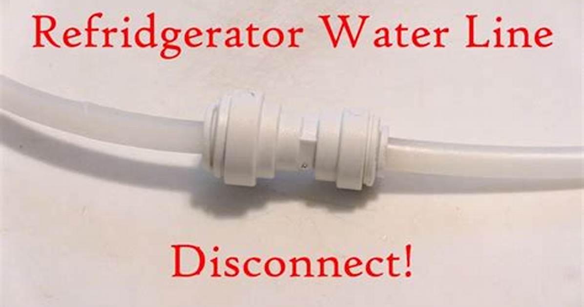 How to Disconnect the Water Line from a Maytag Refrigerator