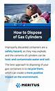How to Dispose of Gas Cylinders