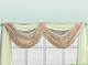 How to Drape Window Scarves over Valances for Vertical Blinds