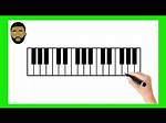 How to Draw a Piano Keyboard Easy: a Step-by-Step Guide for Beginners