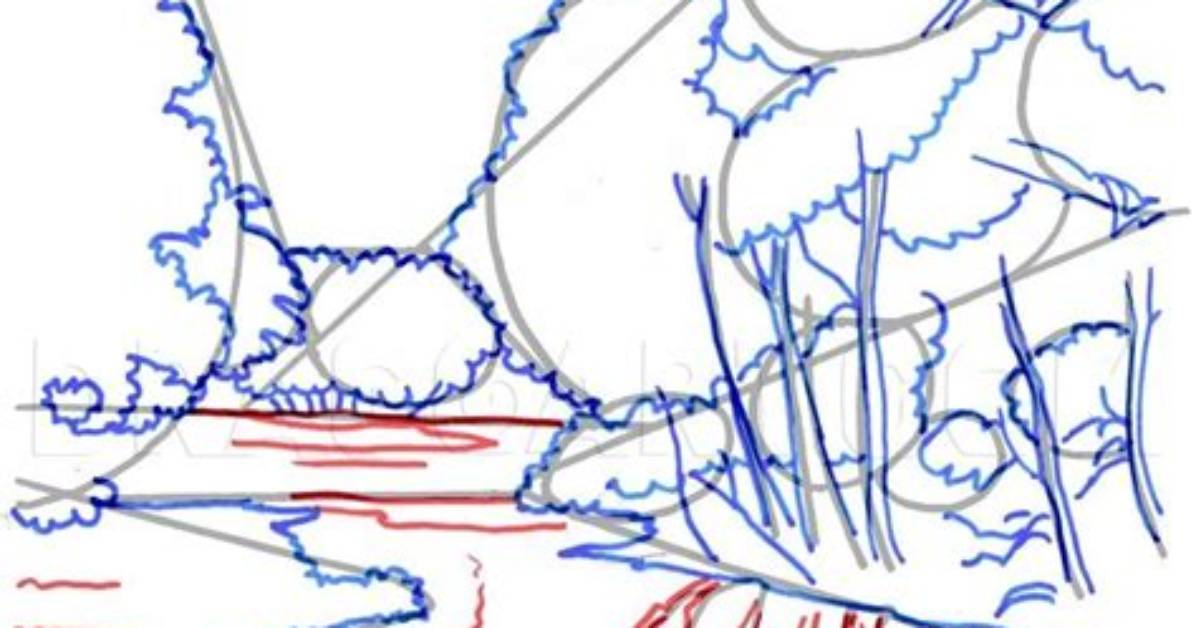 How to Draw a Realistic River
