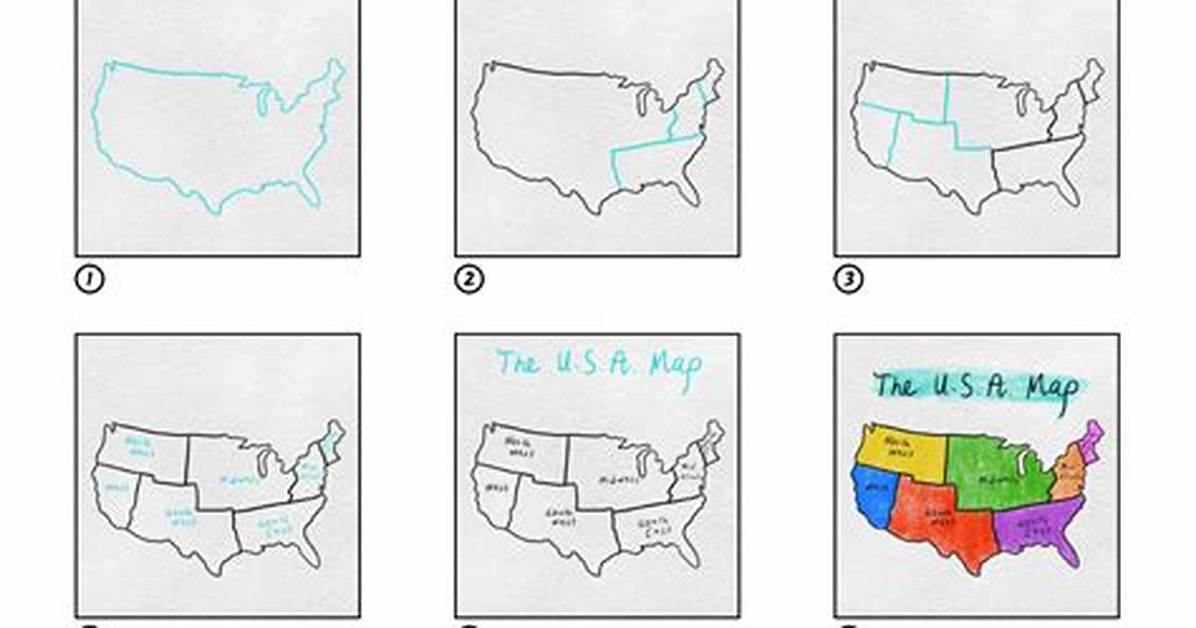 How to Draw the United States