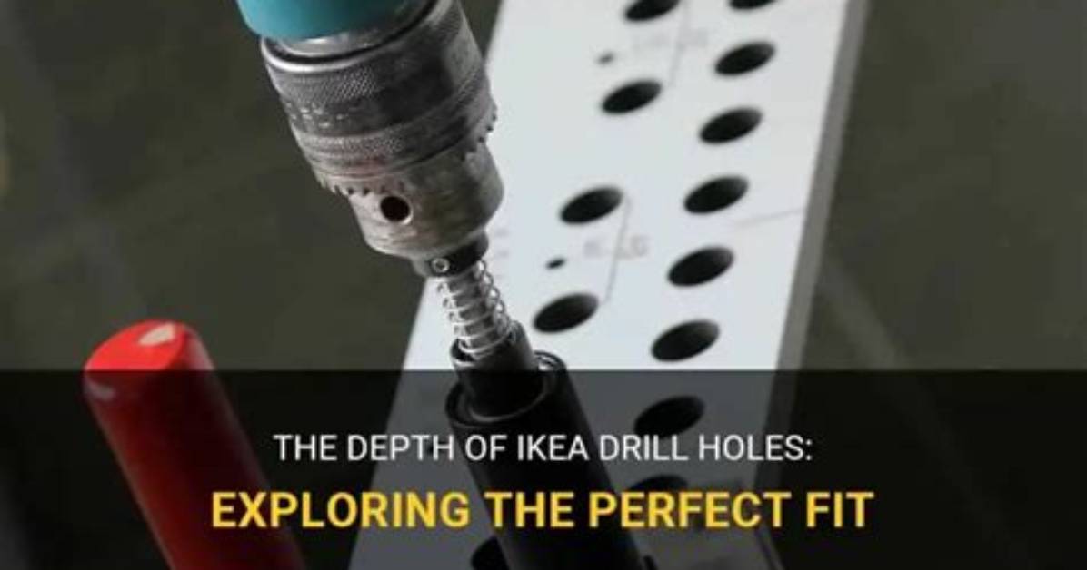 How to Drill Holes in Ikea