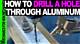 How to Drill Through Aluminum Soffit for Wire Installation