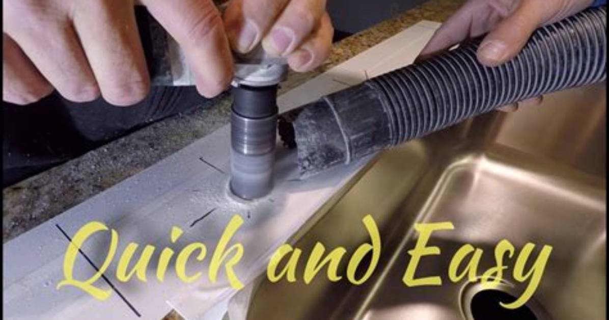 How to Drill Undercounter Holes for a Dishwasher in Granite
