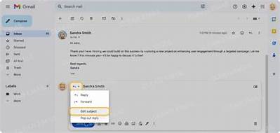 How to Edit Subject Line in Gmail