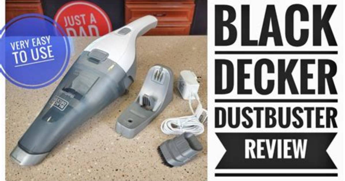 How to Empty a Dustbuster Cone