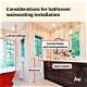 How to End Wainscoting at a Bathroom Sink