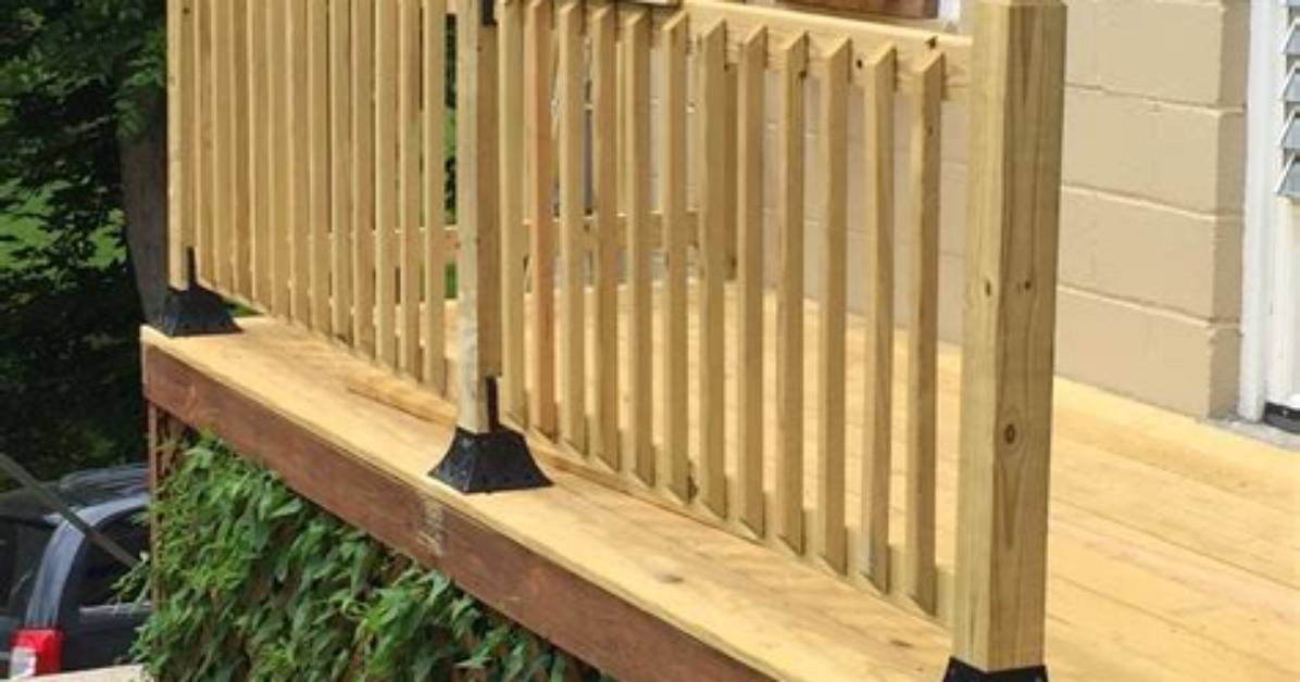 How to Fasten a Deck Railing Top Cap