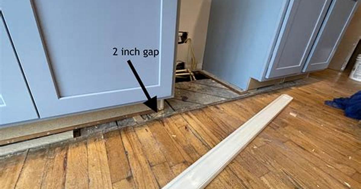 How to Fill Gaps Between Ikea Cabinets
