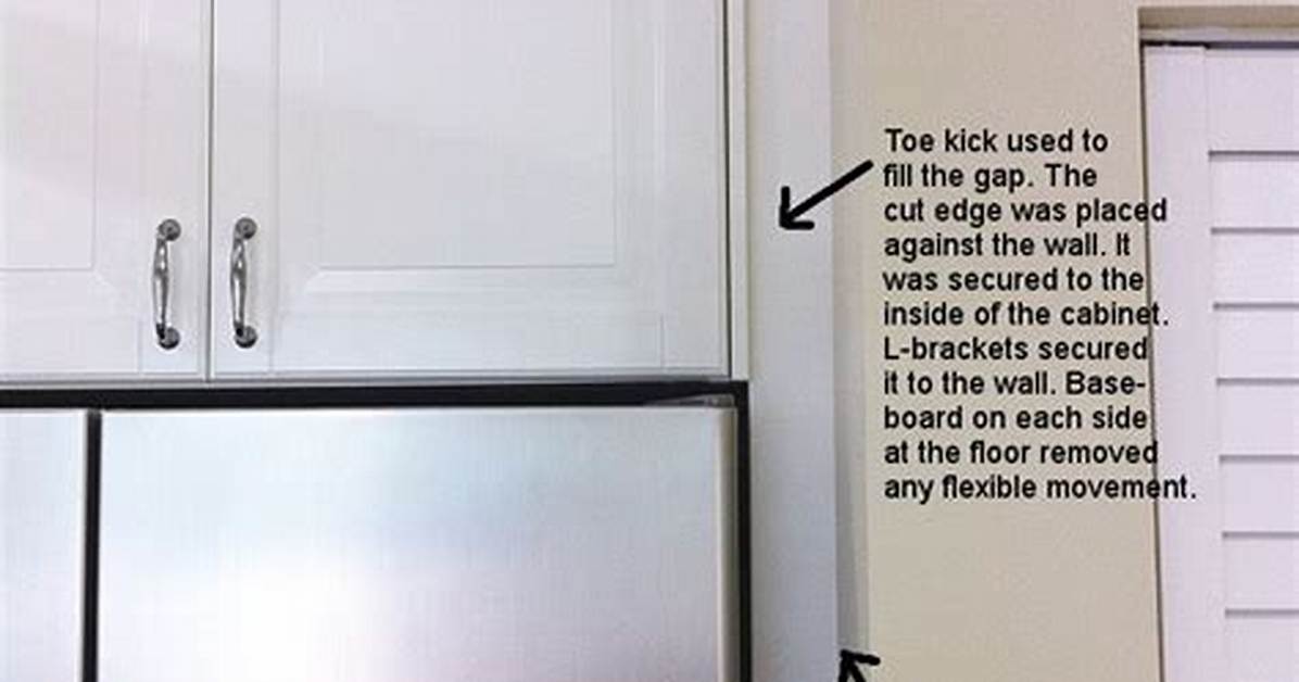 How to Fill Gaps Between Ikea