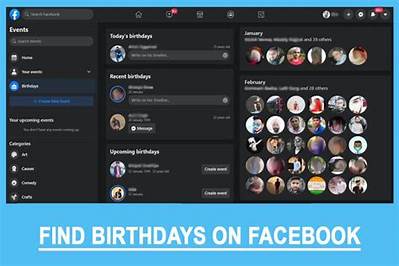 How to Find Birthdays on Facebook App: a Comprehensive Guide