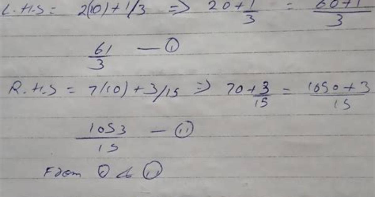 How to Find Lhs?