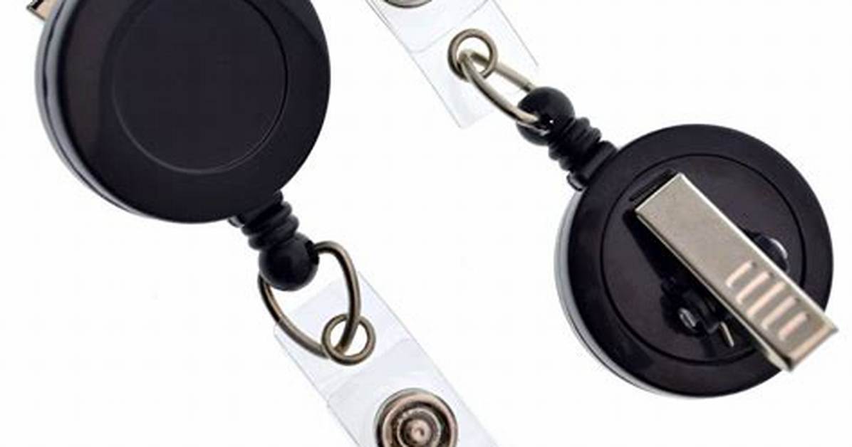 How to Fix a Black Retractable Badge