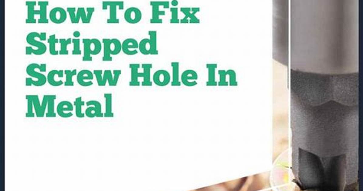 How to Fix a Hole in a Galvanized Steel Water Tank