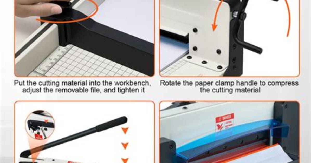 How to Fix a Paper Cutter to Cut