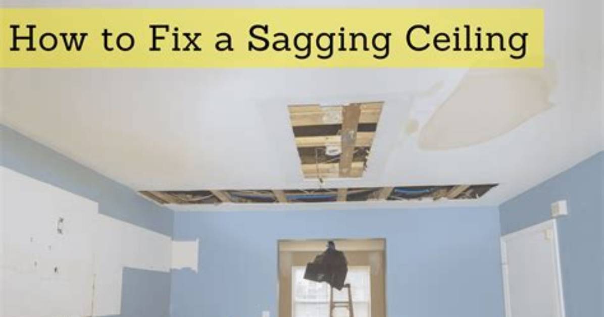 How to Fix a Sagging