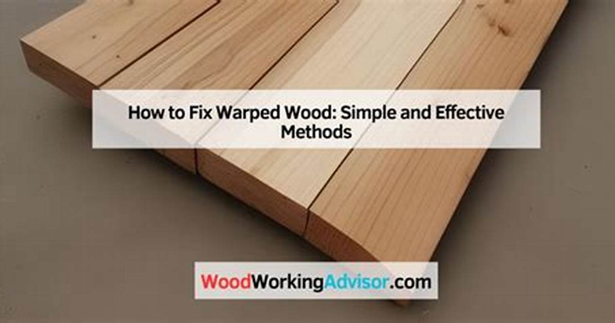 How to Fix a Warped Cedar Wood Lid