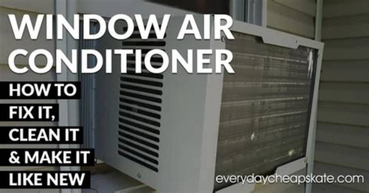 How to Fix a Window Air Conditioner That Freezes Up