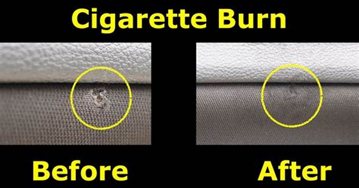 How to Fix Cigarette Burns In