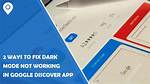 How to Fix Discover App Not Working Issue? - Sarkariresult