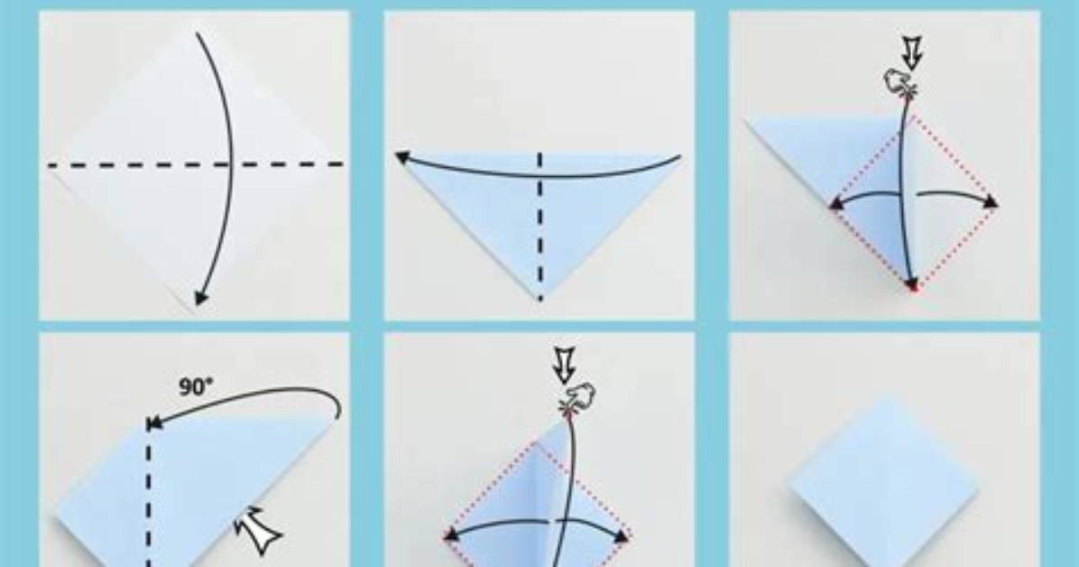 How to Fold Square Paper?