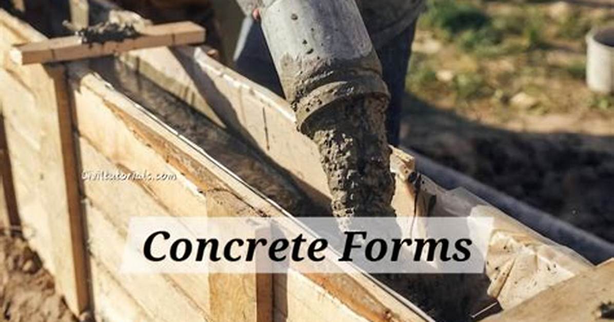 How to Form a Concrete