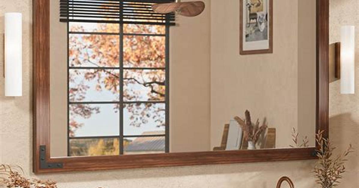 How to Frame a Bathroom Mirror That Has Plastic