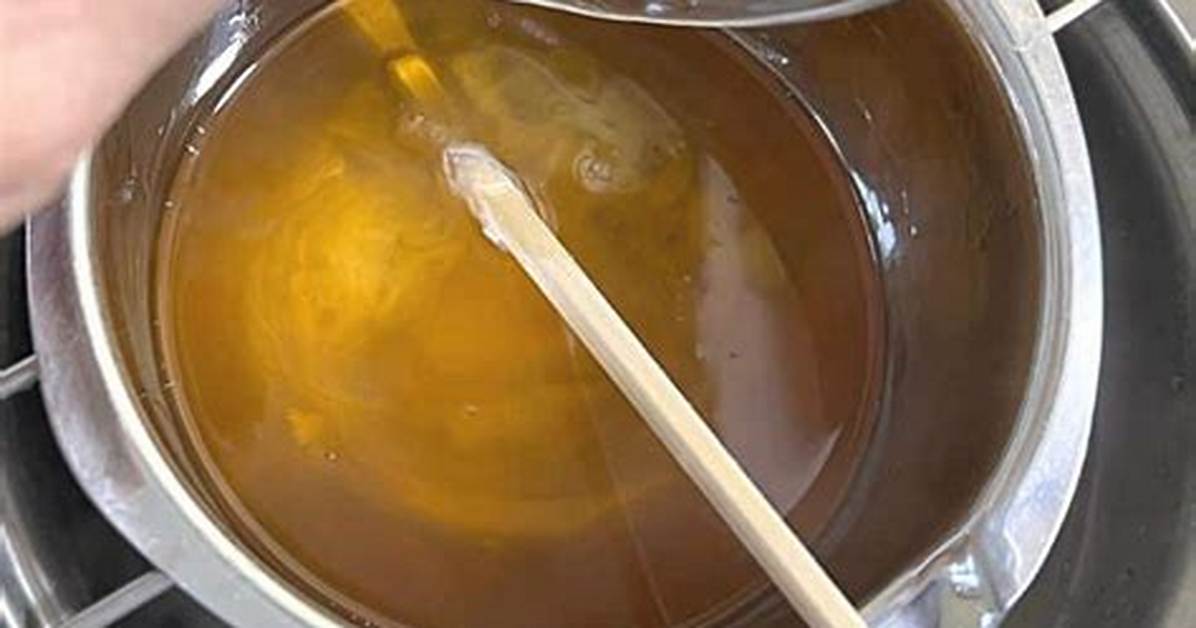 How to Get Almond Oil Melted Beeswax out of My