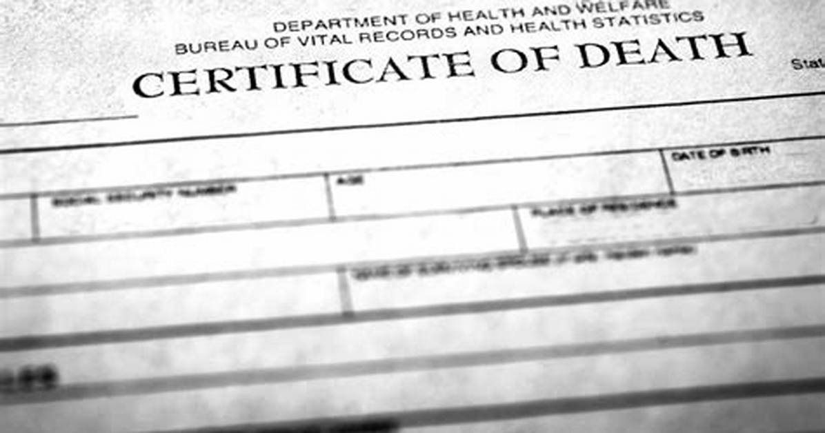 How to Get Death Certificate In