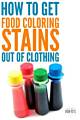 How to Get Food Coloring Stains out of Carpet