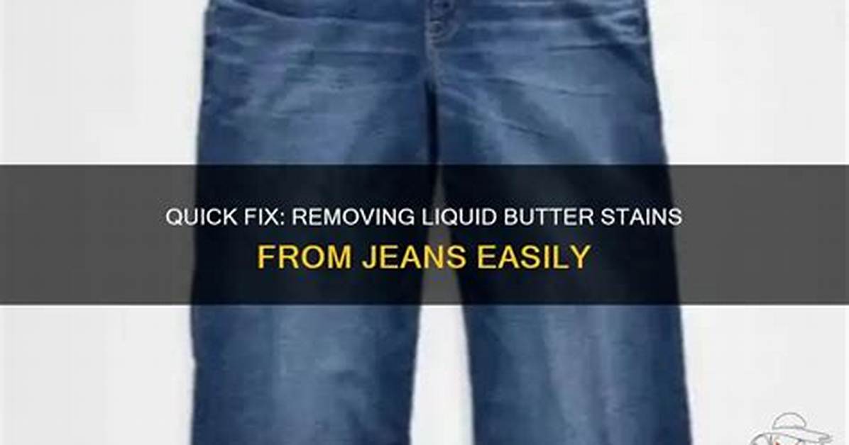 How to Get Liquid Butter Stains out of Cotton