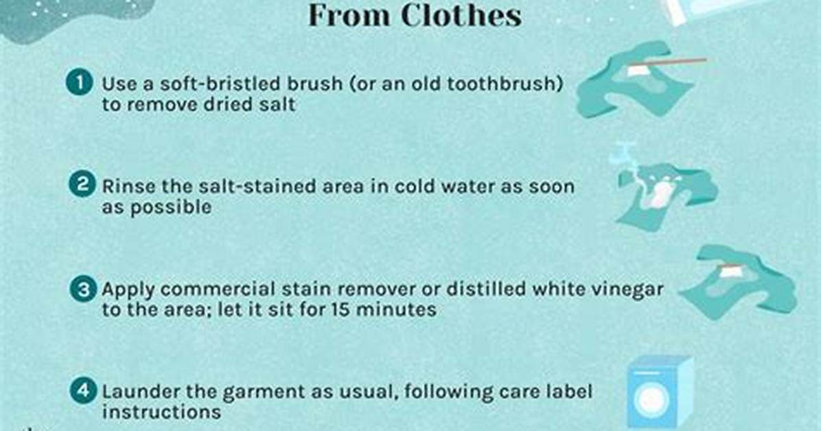 How to Get Salt Stains out Of