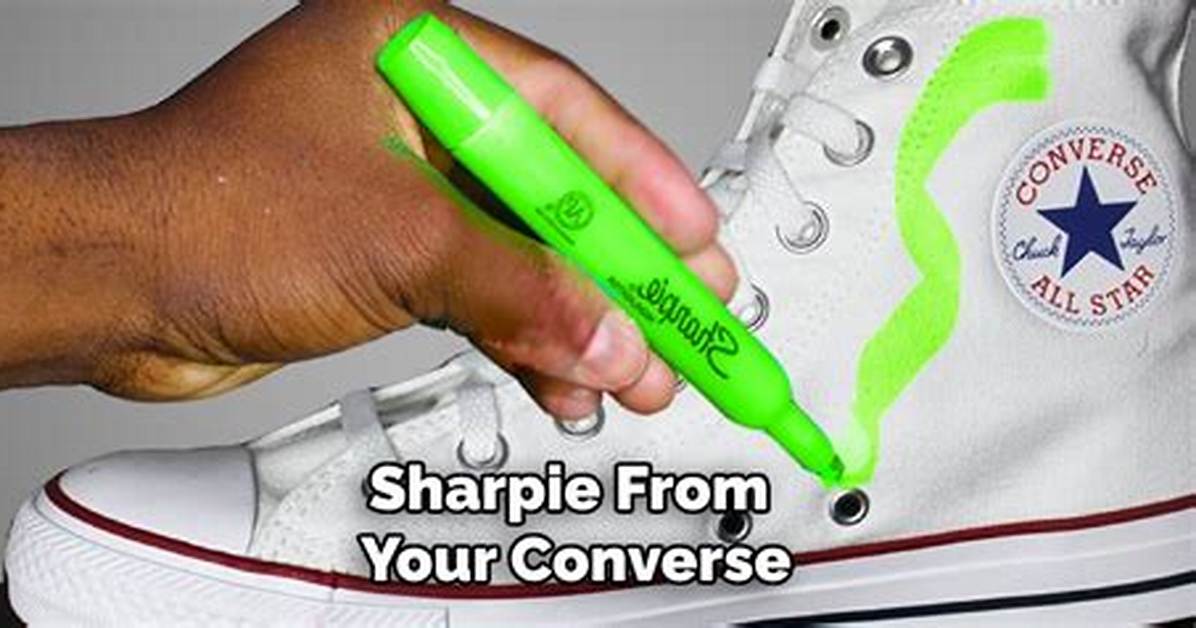 How to Get Sharpie off Converse