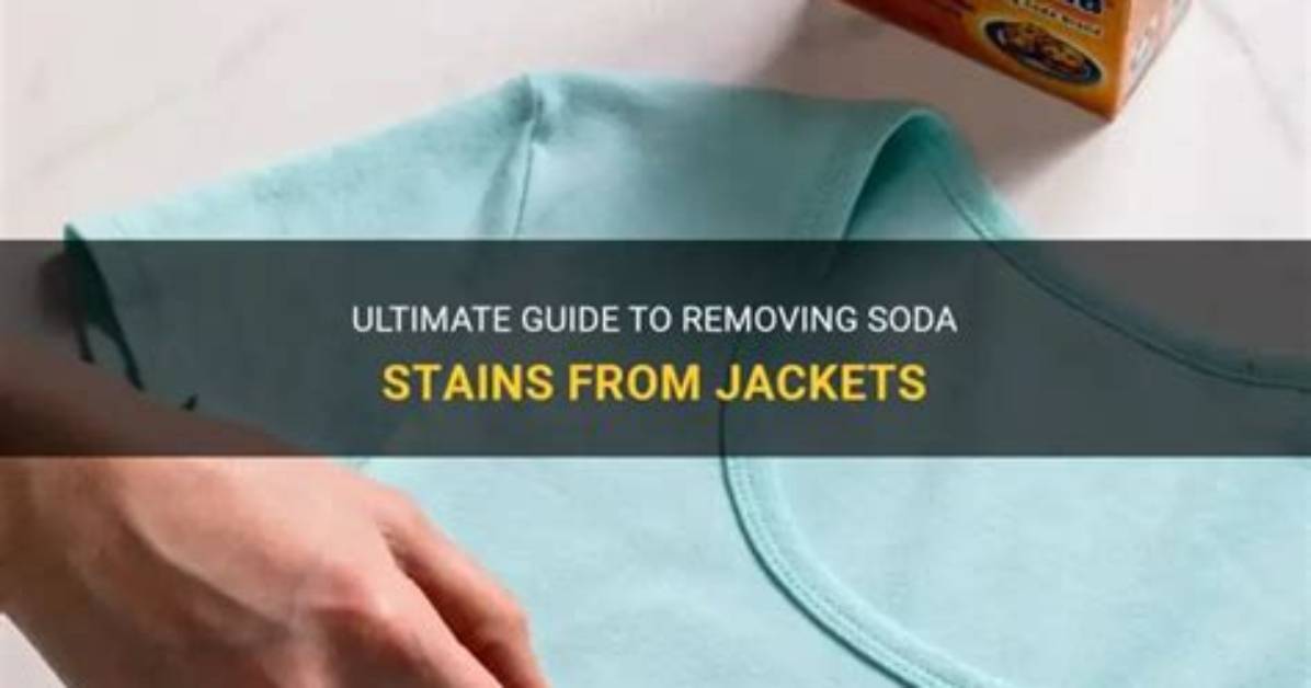 How to Get Soda Stains out of a Suede